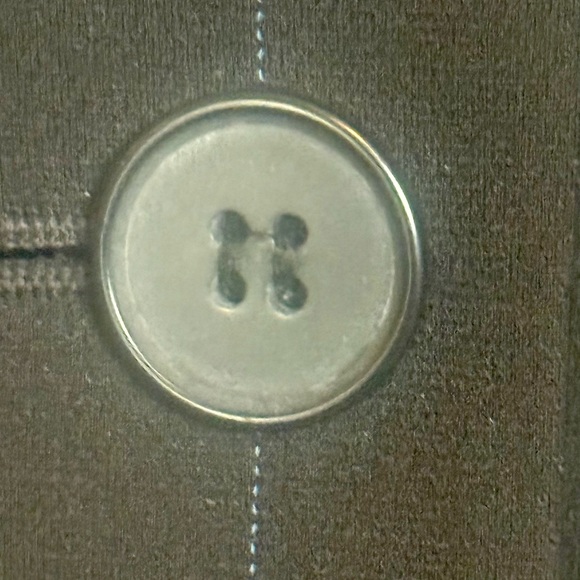 Le Suit Skirt Suit Woman's Size 6 Black Pinstriped 2-Piece Set Blazer & Skirt - Picture 5 of 15